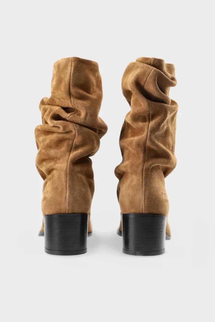 Stivaletto Camperos Copenhagen in Camoscio Beige Art CPH292 Suede New Brown H 6 Ccm, foto 4 di 5