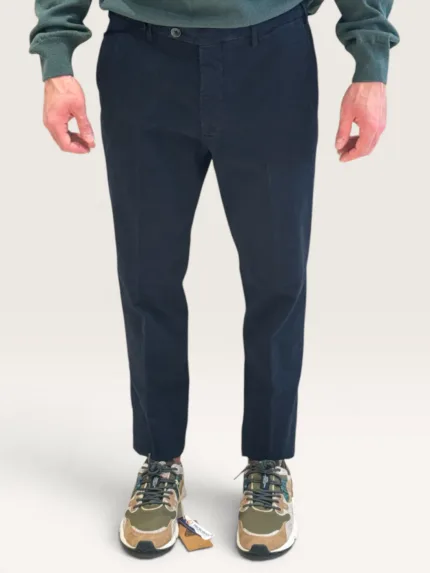 Pantalone Tasca a Filo Michael Coal Brad In Caldo Cotone Blu One More Size art. MCBRAOMS2505F26C Capri