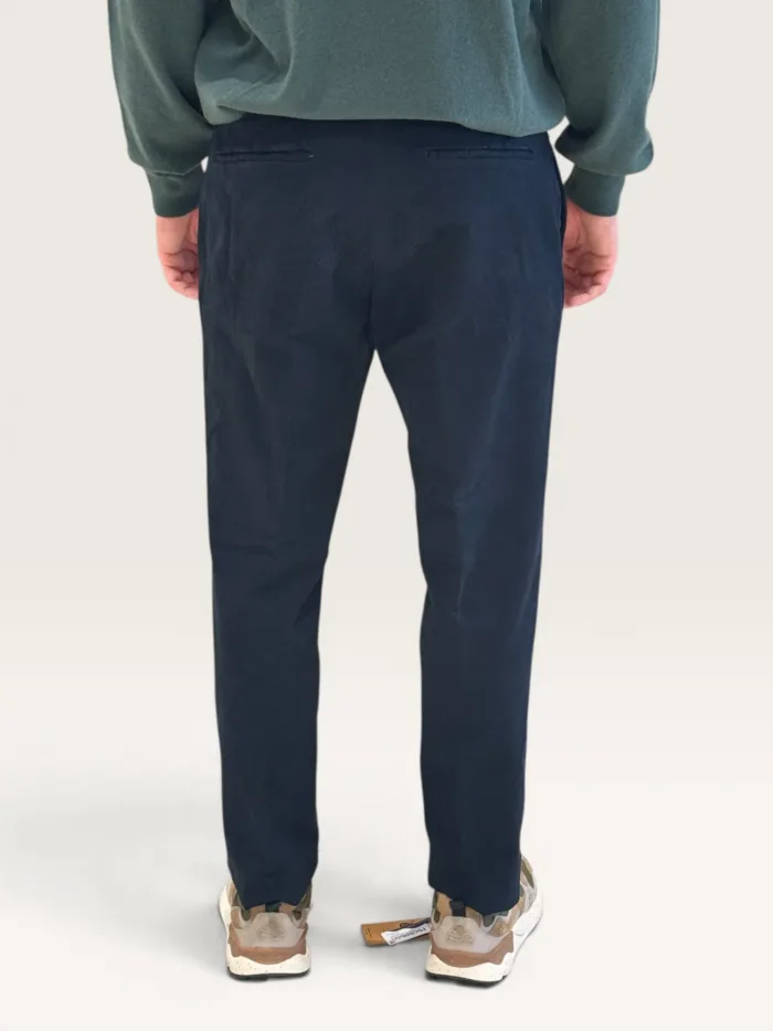 Pantalone Tasca a Filo Michael Coal Brad In Caldo Cotone Blu One More Size art. MCBRAOMS2505F26C Capri, foto 3 di 3