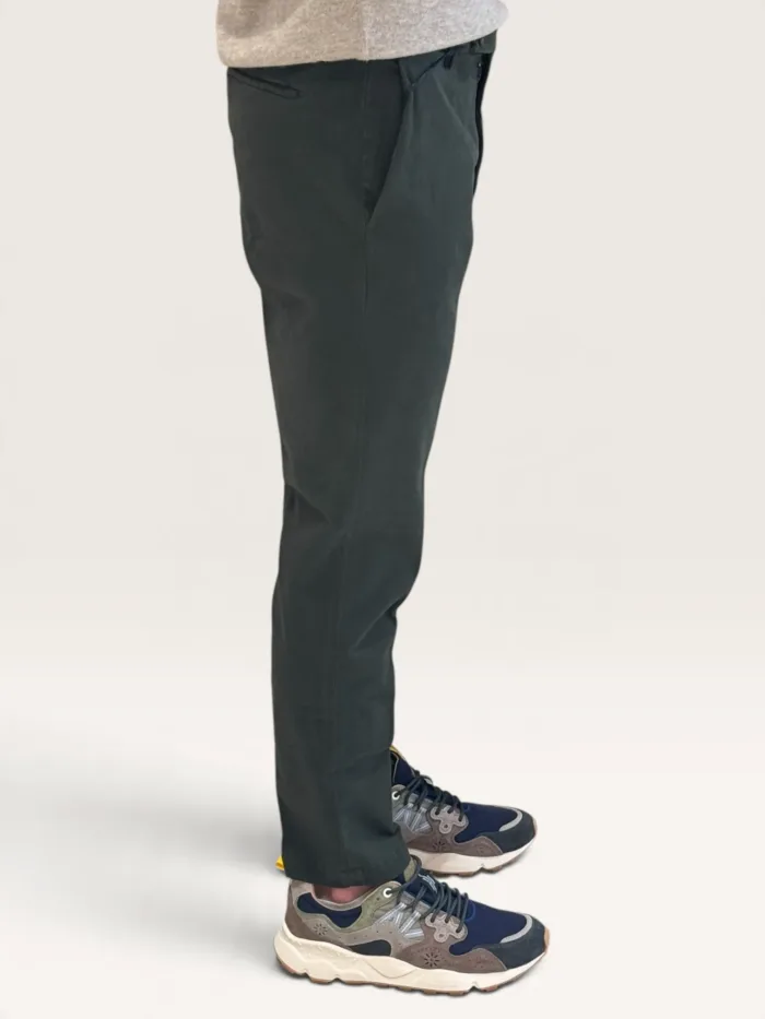 Pantalone Tasca a Filo Michael Coal Brad In Caldo Cotone Verde Militare One More Size art. MCBRAOMS2505F26C Capri, foto 2 di 3