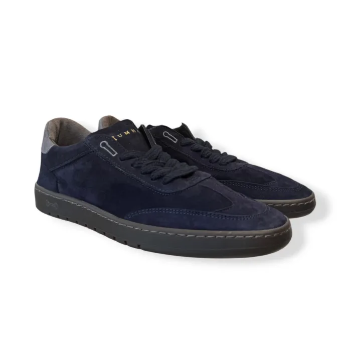 Sneakers Uomo Piumha In Camoscio Blu art. PHU005 007 BLUE, foto 2 di 5