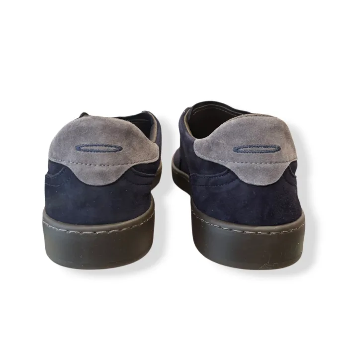 Sneakers Uomo Piumha In Camoscio Blu art. PHU005 007 BLUE, foto 4 di 5