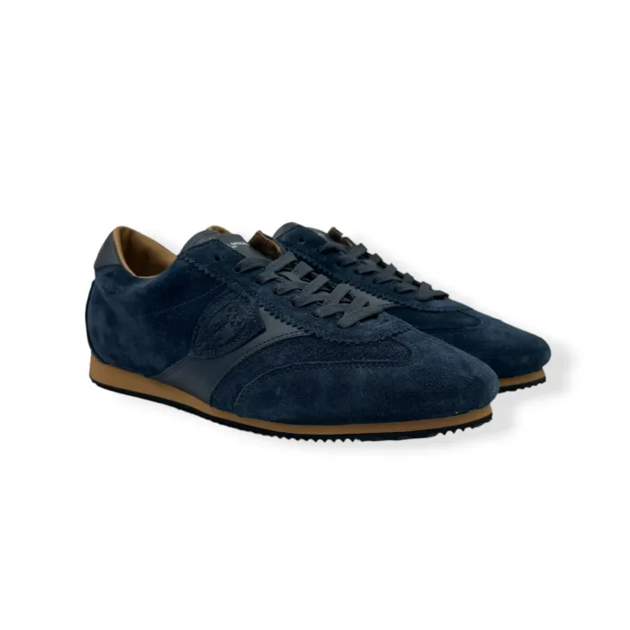 Sneakers Uomo Philippe Model Planche in Camoscio Blu art. PNLU D011, foto 2 di 5