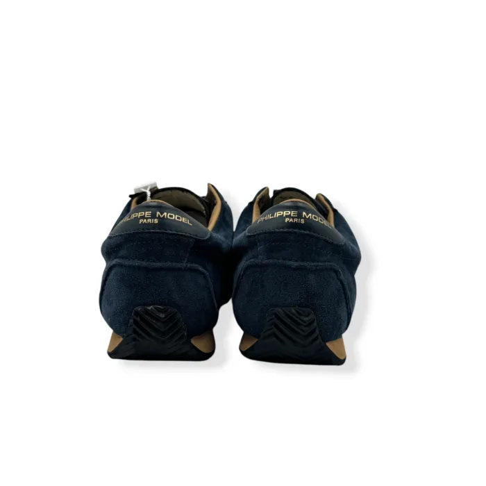 Sneakers Uomo Philippe Model Planche in Camoscio Blu art. PNLU D011, foto 4 di 5