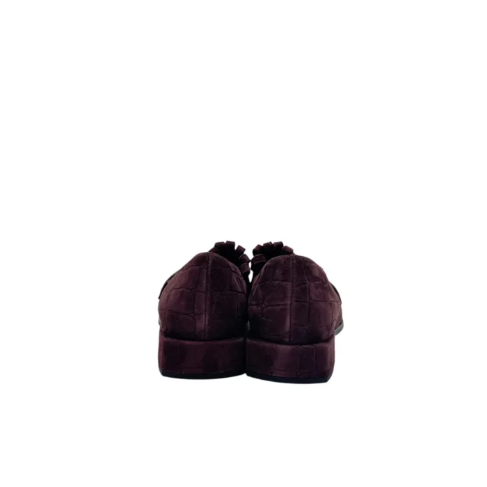Mocassino Bruno Premi in Camoscio Bordeaux H 3 cm Art. BO0105X, foto 5 di 5