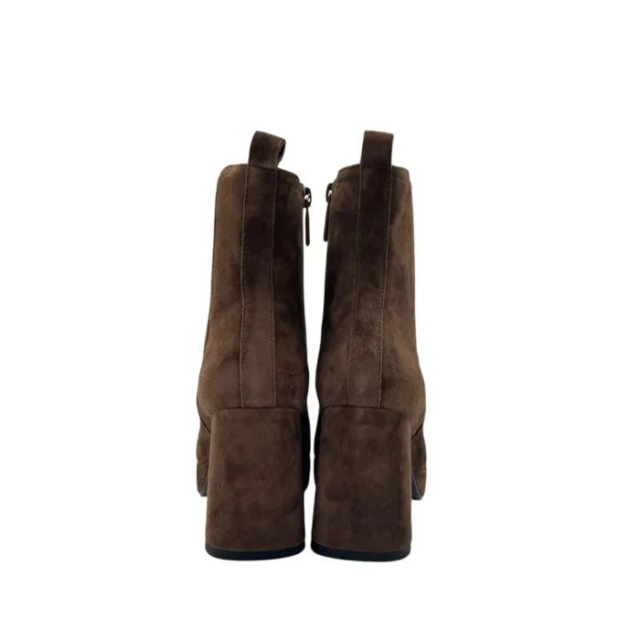 Tronchetti Bruno Premi in Camoscio Tortora H 8 cm Plateau 3 cm Art. BO2202X Acero, foto 4 di 4