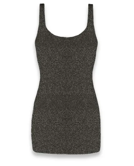 Mini Dress Mc2 Saint Barth Nero Lurex art. Kieran 00L Black