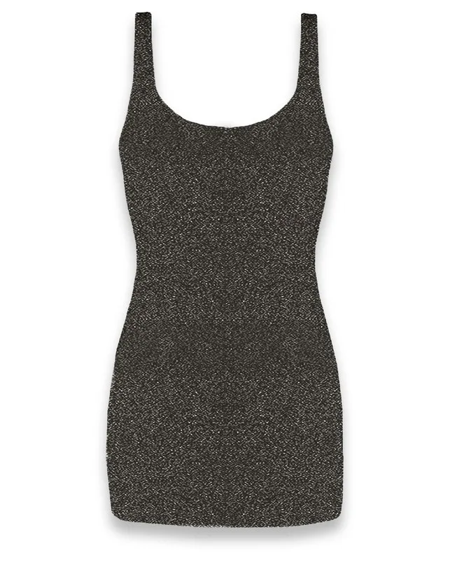 Mini Dress Mc2 Saint Barth Nero Lurex art. Kieran 00L Black, foto 1 di 1