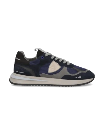 Sneakers Uomo Philippe Model Olympique In Camoscio e Rete Blu art. OYLU TR06