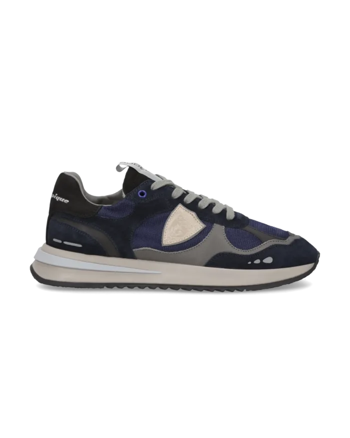 Sneakers Uomo Philippe Model Olympique In Camoscio e Rete Blu art. OYLU TR06, foto 1 di 5