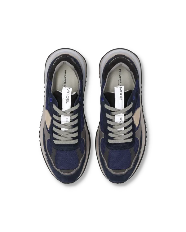 Sneakers Uomo Philippe Model Olympique In Camoscio e Rete Blu art. OYLU TR06, foto 3 di 5