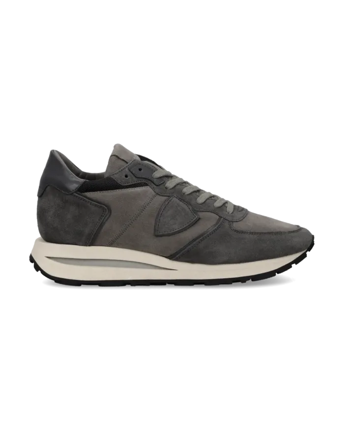 Sneakers Uomo Philippe Model Tropez Haute In Camoscio Grigio art. TKLU DM22, foto 1 di 5