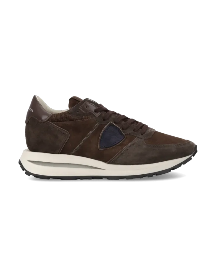 Sneakers Uomo Philippe Model Tropez Haute In Camoscio Marrone art. TKLU DM23, foto 1 di 5