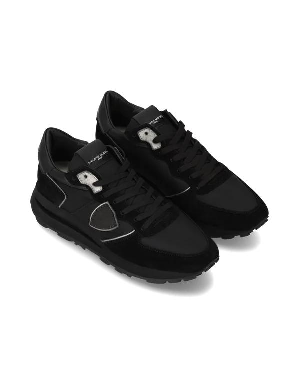 Sneakers Uomo Philippe Model Tropez Haute In Camoscio Nero art. TKLU N001, foto 2 di 5
