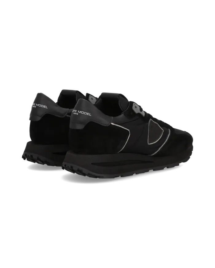 Sneakers Uomo Philippe Model Tropez Haute In Camoscio Nero art. TKLU N001, foto 4 di 5