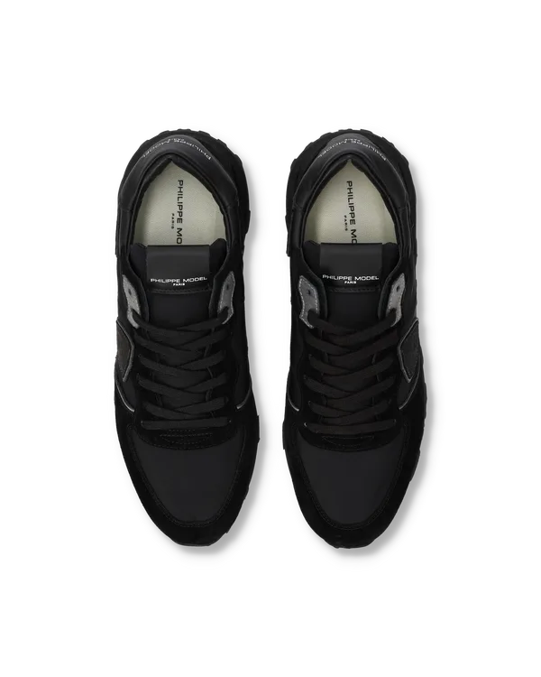 Sneakers Uomo Philippe Model Tropez Haute In Camoscio Nero art. TKLU N001, foto 3 di 5