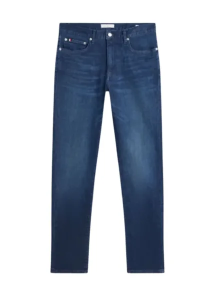 Jeans Bleecker Slim Fit Uomo Tommy Hilfiger in Denim Lavaggio Scuro art. MW0MW43161 1BL