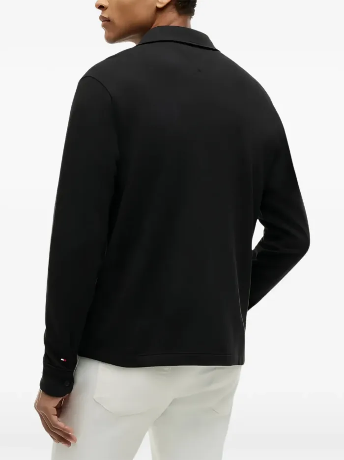 Giacca Blu applicazione con logo sui polsini Tommy Hilfiger art. MW0MW43931 BDS, foto 3 di 3