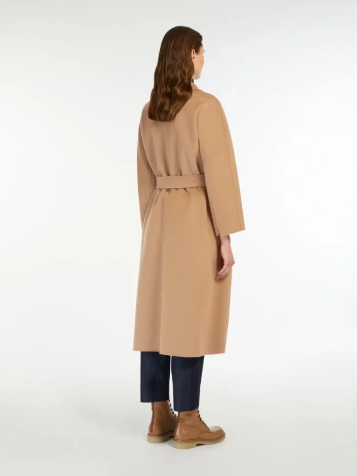 Cappotto midi 'S MaxMara in drap di lana Cammello Art. ESTURIA, foto 4 di 4