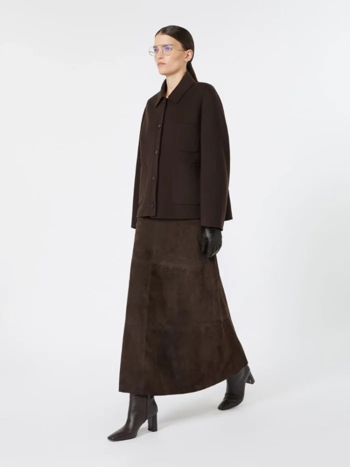 Giacca 'S MaxMara in drap di lana Marrone Art. CLOE, foto 4 di 4