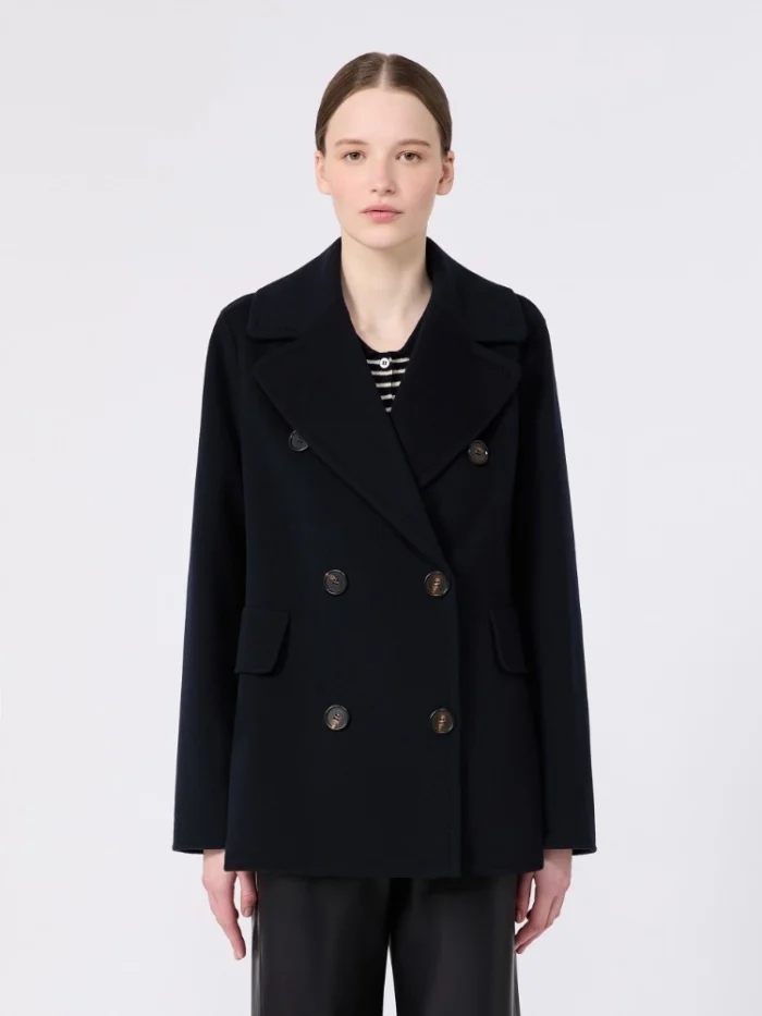 Caban 'S MaxMara in lana Blu notte Art. CAMILLA, foto 2 di 4