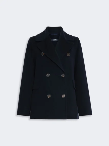 Caban 'S MaxMara in lana Blu notte Art. CAMILLA