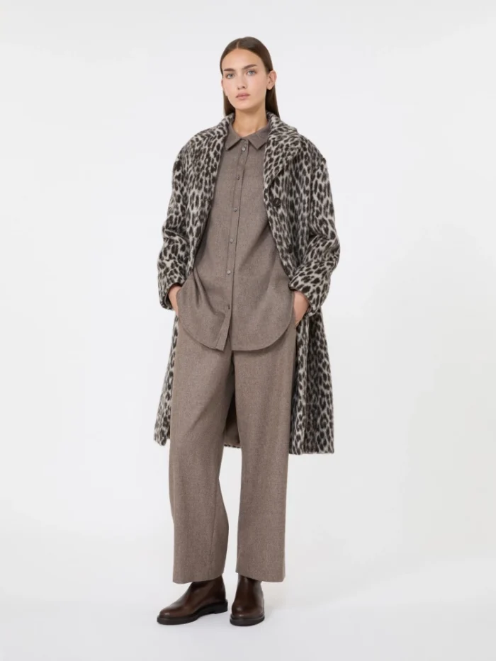 Pantalone jogging 'S MaxMara in lana stretch Tortora Art. FLORIA, foto 2 di 5