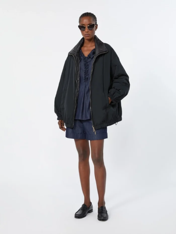 Short in denim di cotone 'S MaxMara Blu notte Art. TENUE, foto 4 di 5