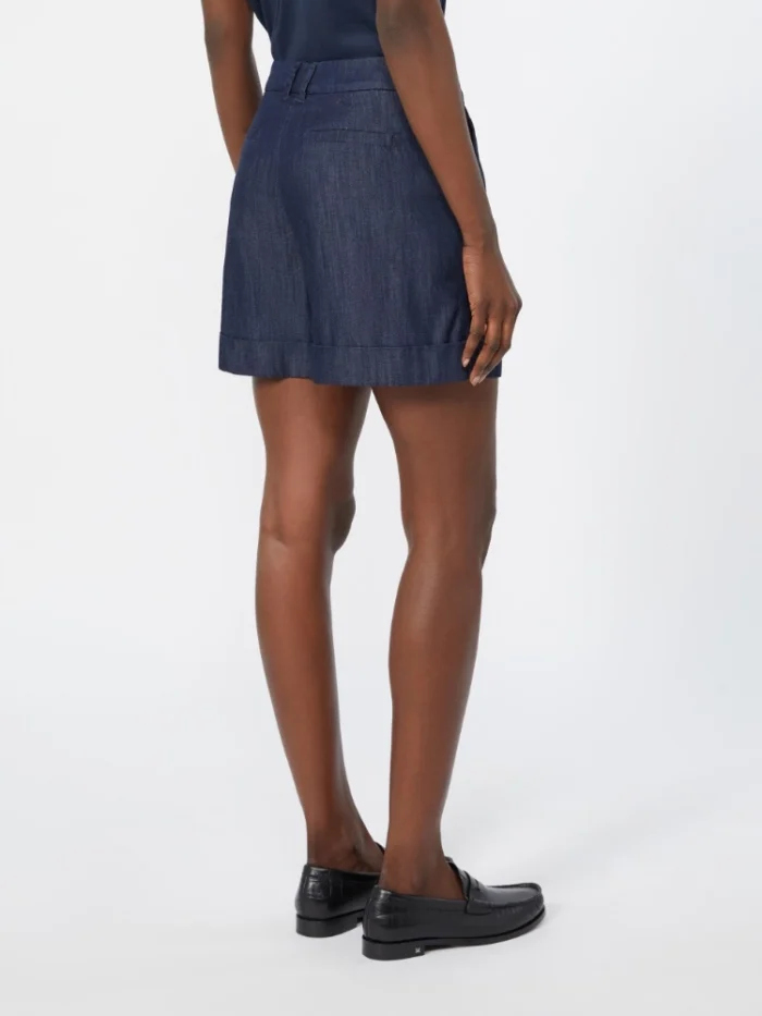 Short in denim di cotone 'S MaxMara Blu notte Art. TENUE, foto 3 di 5