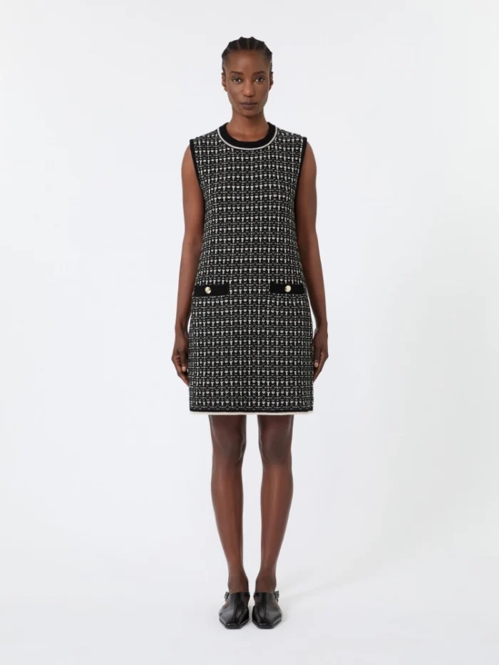 Abito 'S MaxMara in lana e cachemire jacquard Art. DIVA, foto 2 di 5