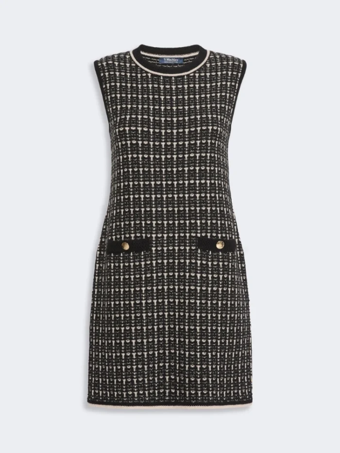 Abito 'S MaxMara in lana e cachemire jacquard Art. DIVA, foto 1 di 5