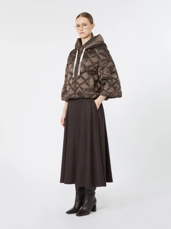 Imbottito a cappa Max Mara The Cube cin tela cangiante antigoccia Bronze Art. SISOFT, foto 2 di 4