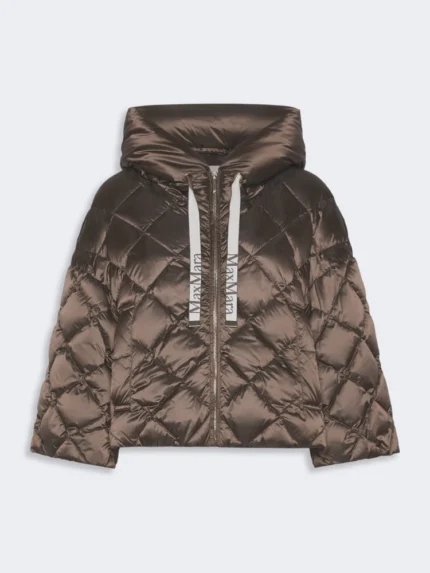 Imbottito a cappa Max Mara The Cube cin tela cangiante antigoccia Bronze Art. SISOFT