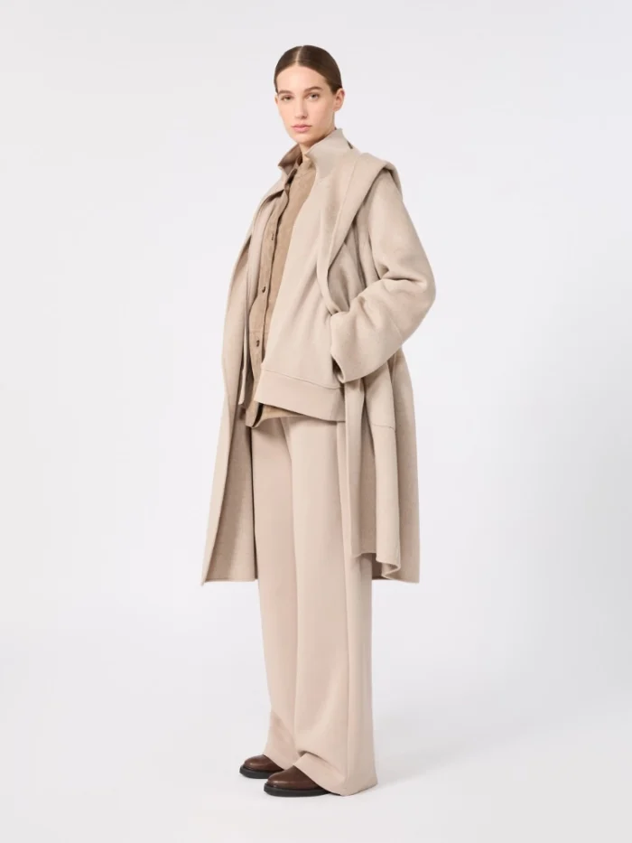 Pantalone ampio 'S Max Mara in jersey double Beige Art. BALI, foto 2 di 5