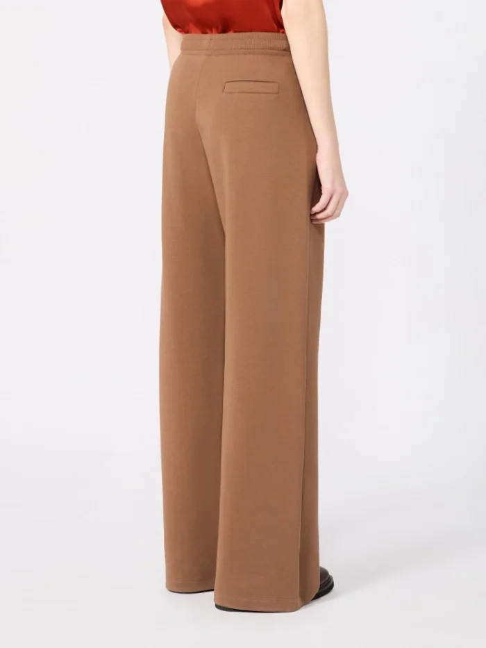 Pantalone ampio 'S Max Mara in jersey double Cammello Art. BALI, foto 4 di 4