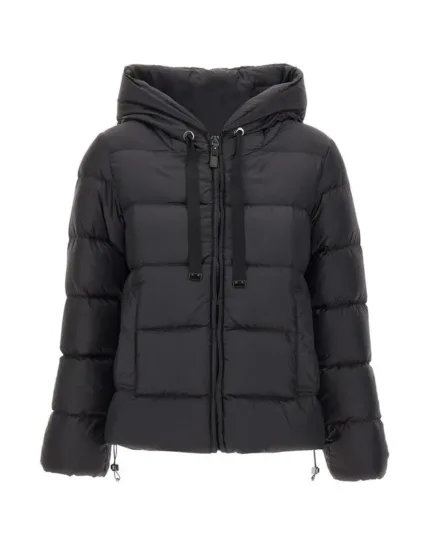 Imbottito Max Mara The Cube corto ampio in tela antigoccia Nero Art. OCEANO