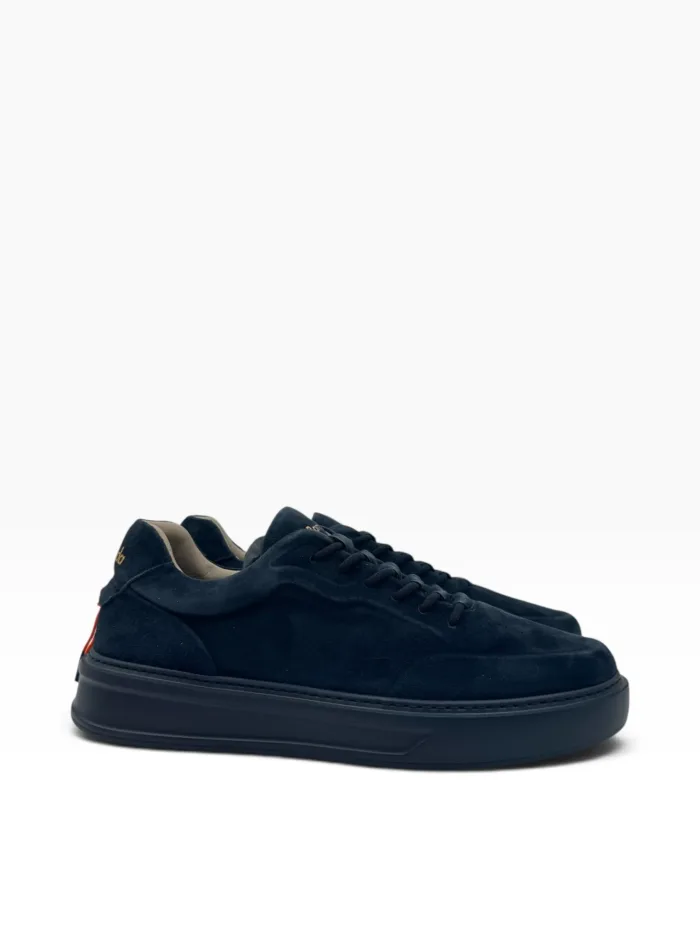 Sneakers Uomo Barracuda Phoenix in Camoscio Blu e Fondo Blu art. BU3510A V2703 Suede Pilota, foto 1 di 4