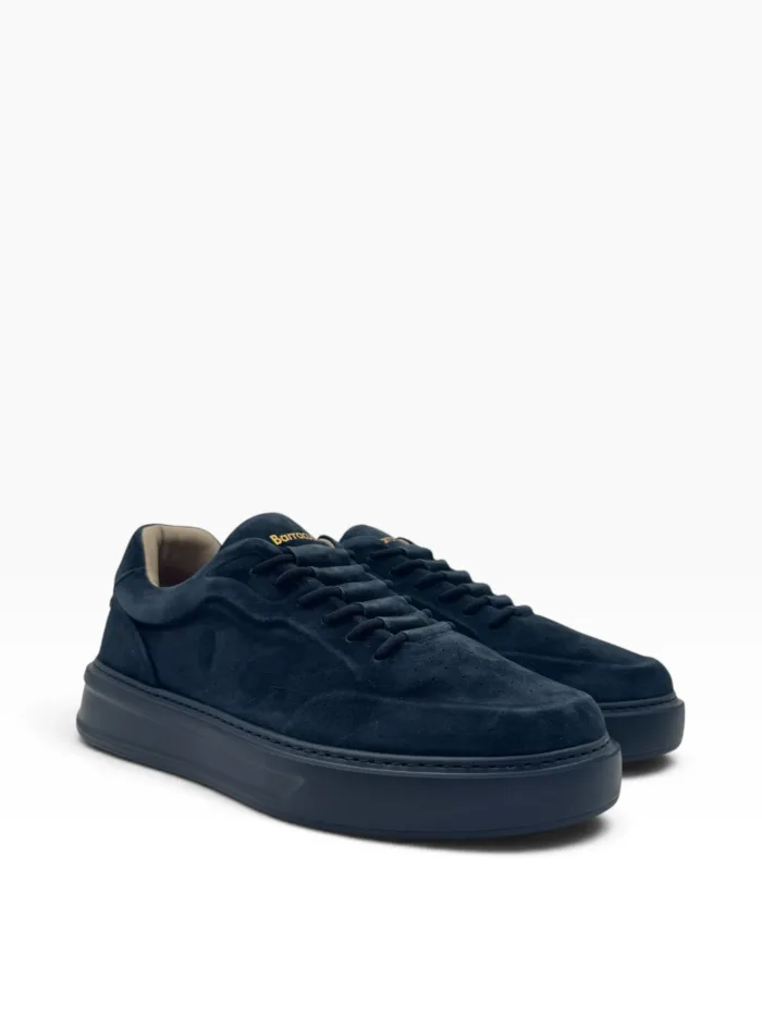 Sneakers Uomo Barracuda Phoenix in Camoscio Blu e Fondo Blu art. BU3510A V2703 Suede Pilota, foto 2 di 4