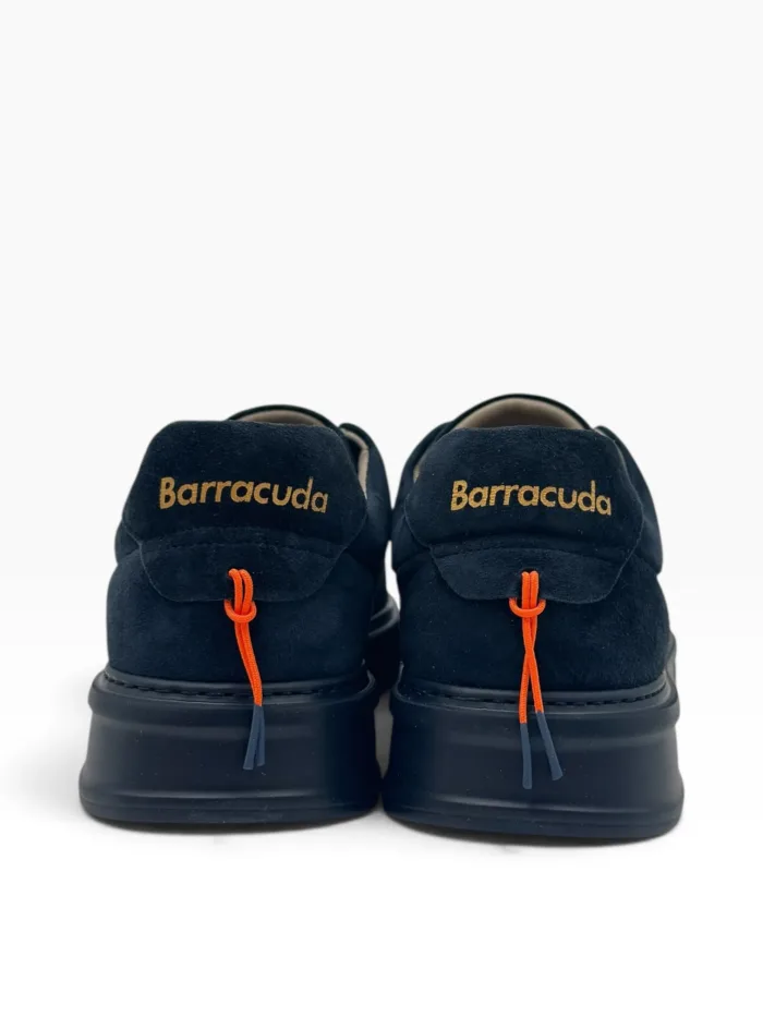 Sneakers Uomo Barracuda Phoenix in Camoscio Nero e Fondo Nero art. BU3510A V2693 Suede Nero, foto 4 di 4