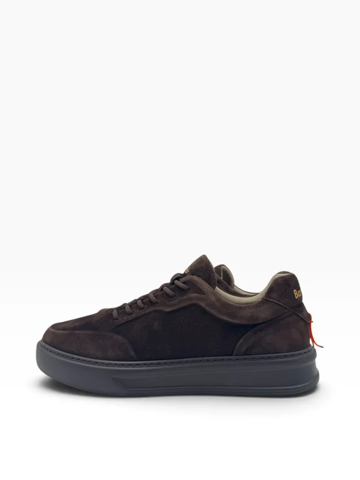 Sneakers Uomo Barracuda Phoenix in Camoscio Testa di Moro e Fondo in Tinta art. BU3510A V3011 Suede Pepe, foto 3 di 4