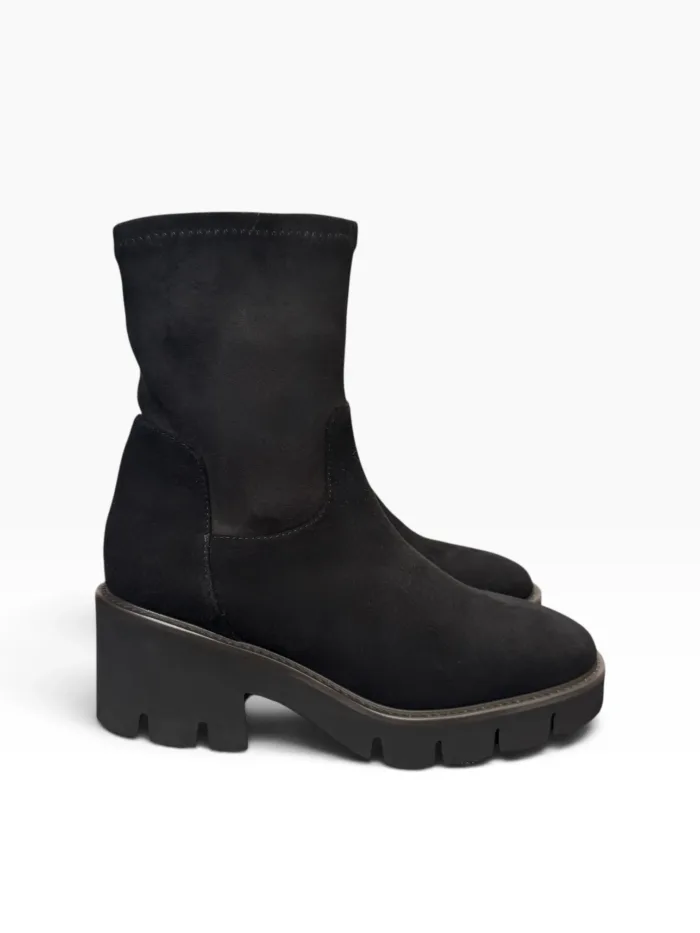 Tronchetto Luca Grossi In Camoscio Nero Con Cerniera H 6 cm art. K839T Camoscio Nero, foto 1 di 5