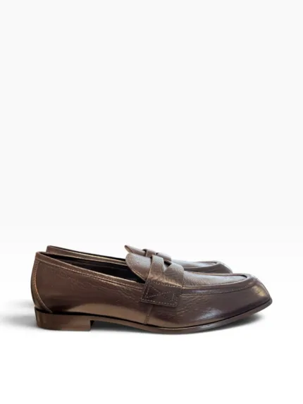 Mocassino Premiata Donna in Pelle Testa di Moro art. M7424