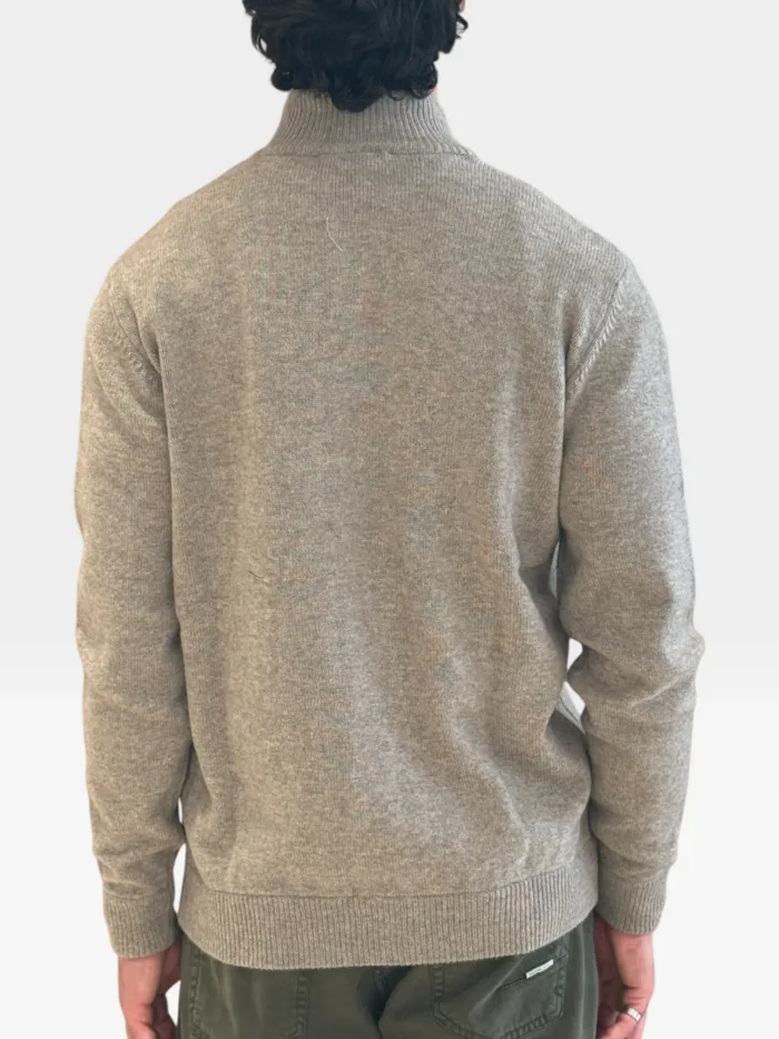 Cardigan Blouson Tortora Della Ciana in Misto Cashmere art. DC2-18356 245 TORTORA, foto 2 di 2