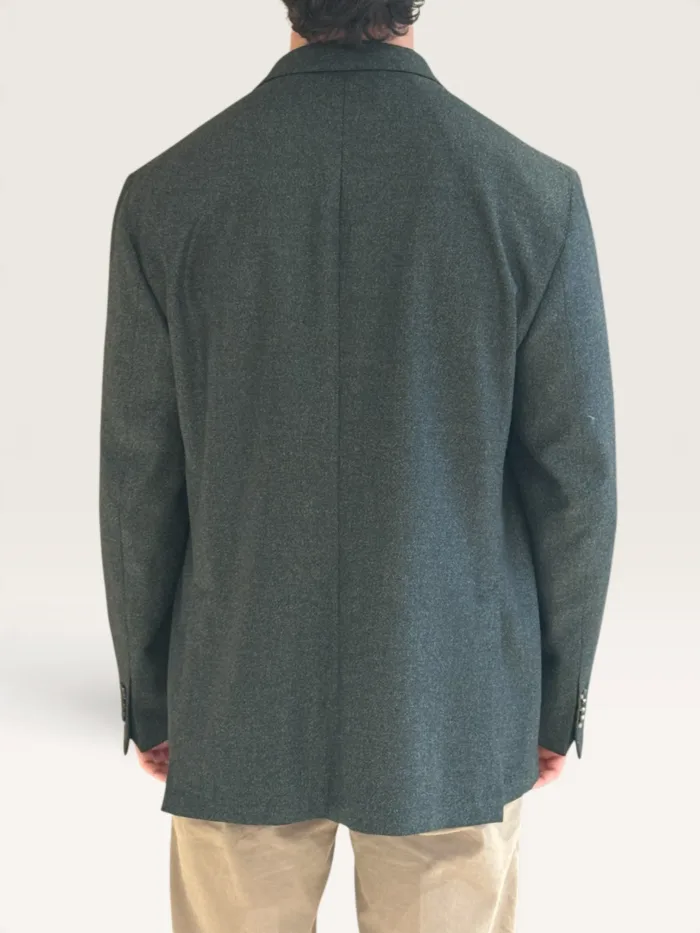 Giacca Latorre Verde in Lana e Seta Loro Piana Dream Tweed Drop 4 Art. F44 UK0645/600, foto 3 di 3