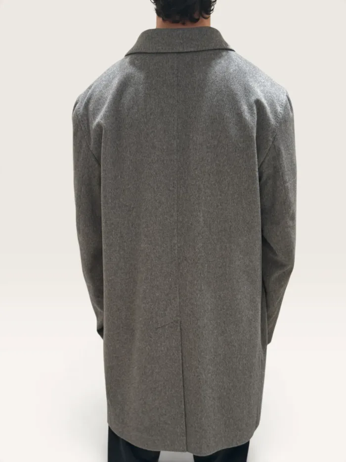 Cappottino Uomo Richard Smith in Misto Cashmere Grigio Medio Art Eleven, foto 3 di 3