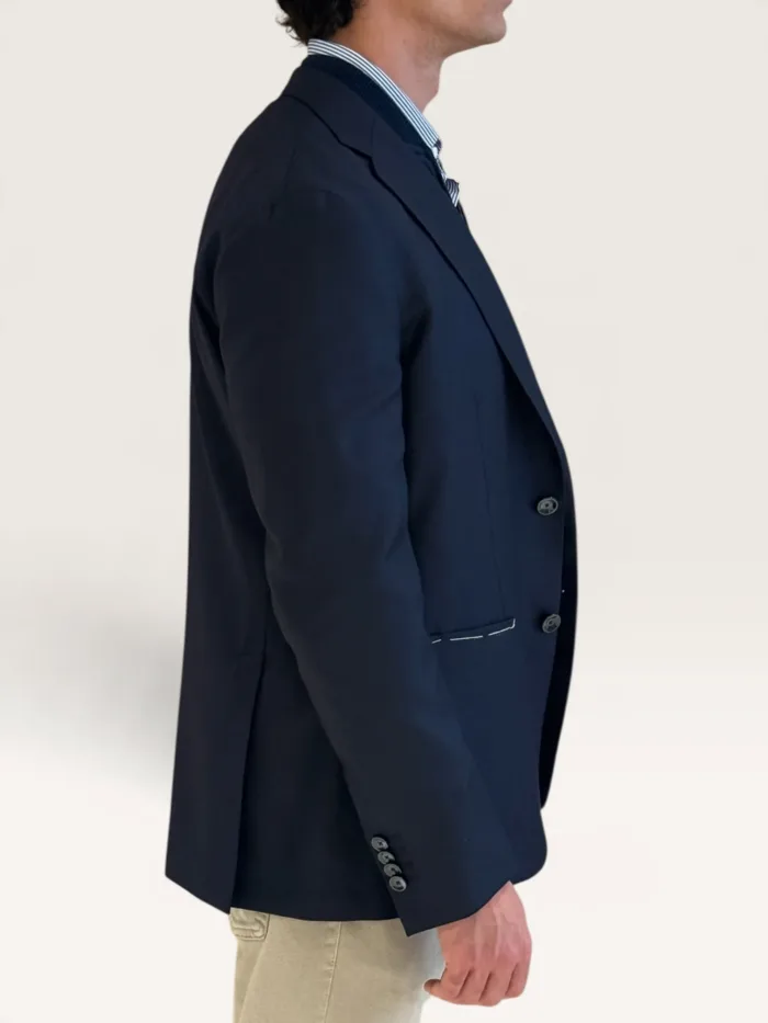 Giacca Latorre Blu Notte in Tessuto Loro Piana Australis Drop 4 Art. F44 UK0655/100, foto 2 di 3