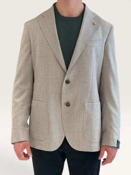 Giacca Latorre Tortora in Lana Vitale Barberis Canonico Drop 4 Art. F44 PU0482/401