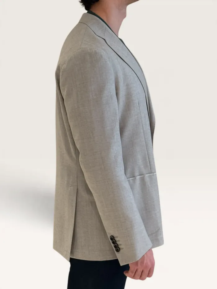Giacca Latorre Tortora in Lana Vitale Barberis Canonico Drop 4 Art. F44 PU0482/401, foto 2 di 3