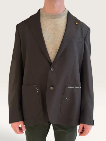 Giacca Latorre Marrone in Tessuto Loro Piana Australis Drop 4 Art. F44 UK0655/501