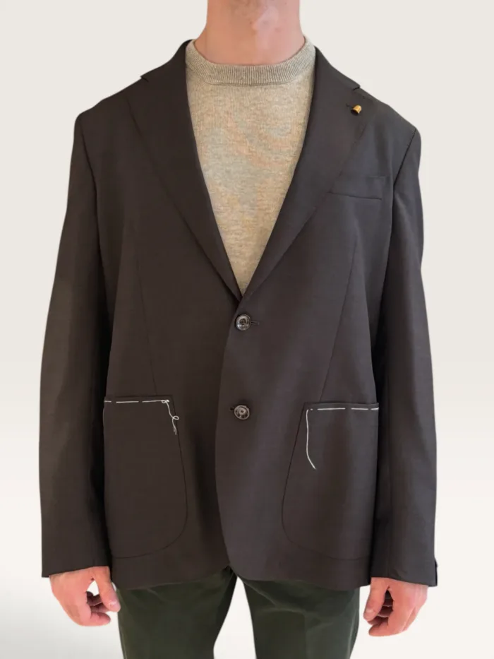 Giacca Latorre Marrone in Tessuto Loro Piana Australis Drop 4 Art. F44 UK0655/501, foto 1 di 3